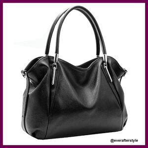 Genuine Leather Tote Handbag Designer Satchel Crossbody Shoulder Bag Chic